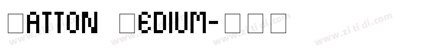 Hatton Medium字体转换